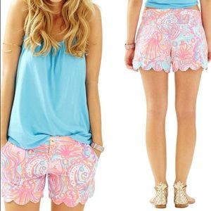 Lilly Pulitzer Too Much Bubbly Buttercup Shorts